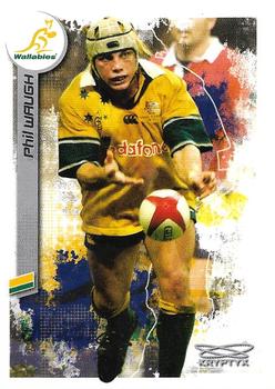 2003 Kryptyx The Defenders Australian Rugby Union #108 Phil Waugh Front